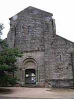 Gourdon, Eglise romane Notre-Dame de l'Assomption, facade